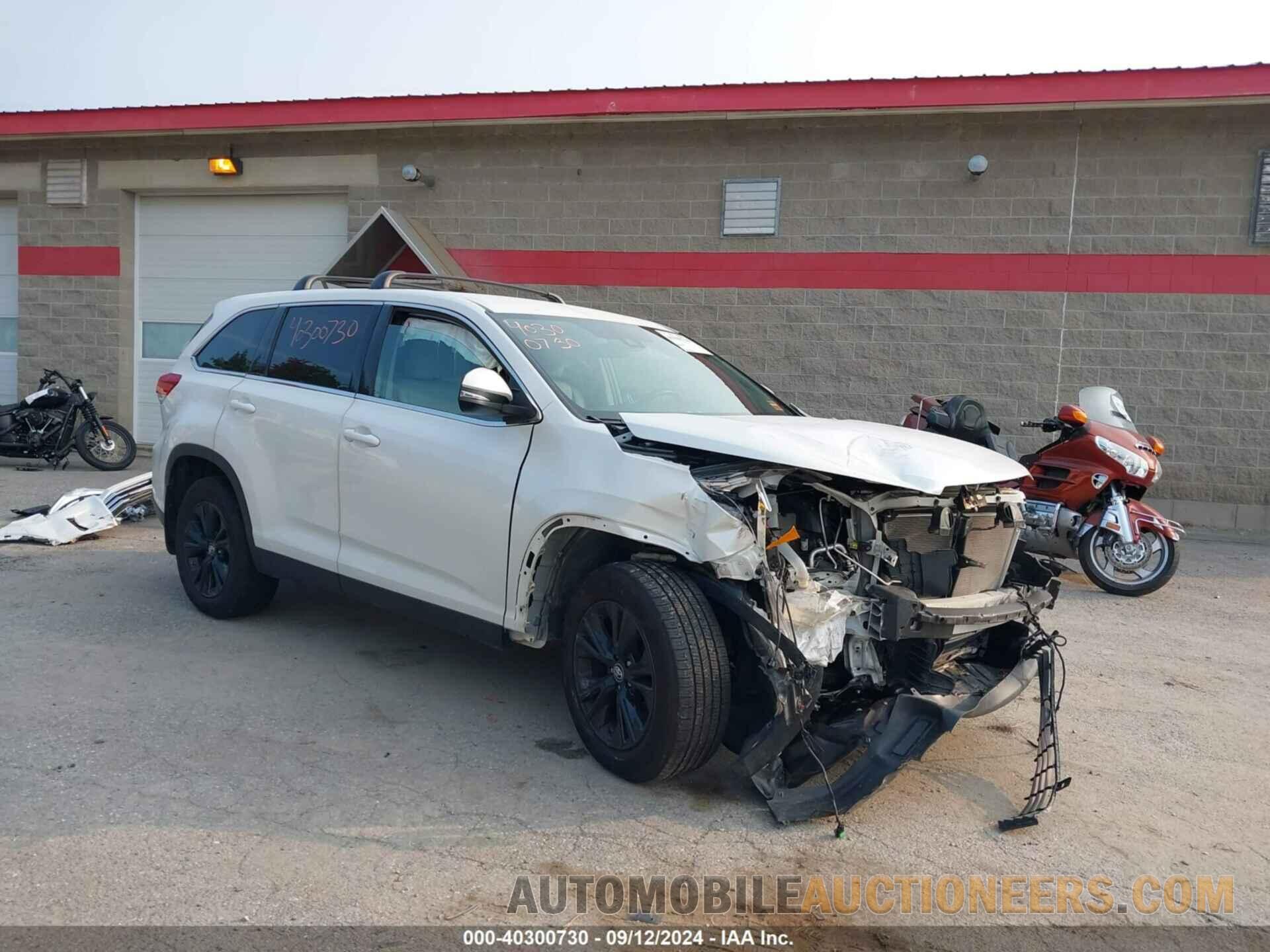 5TDBZRFH4K2988531 TOYOTA HIGHLANDER 2019