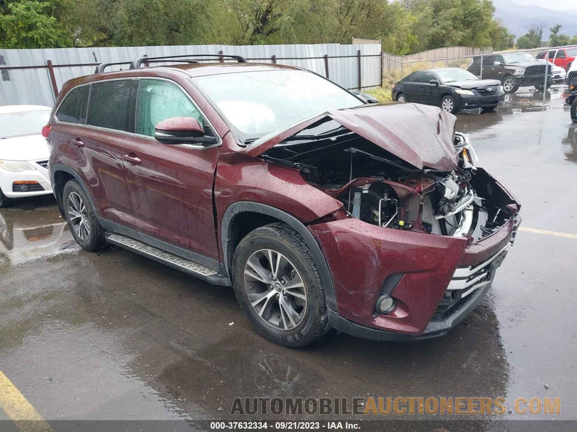 5TDBZRFH4KS714147 TOYOTA HIGHLANDER 2019