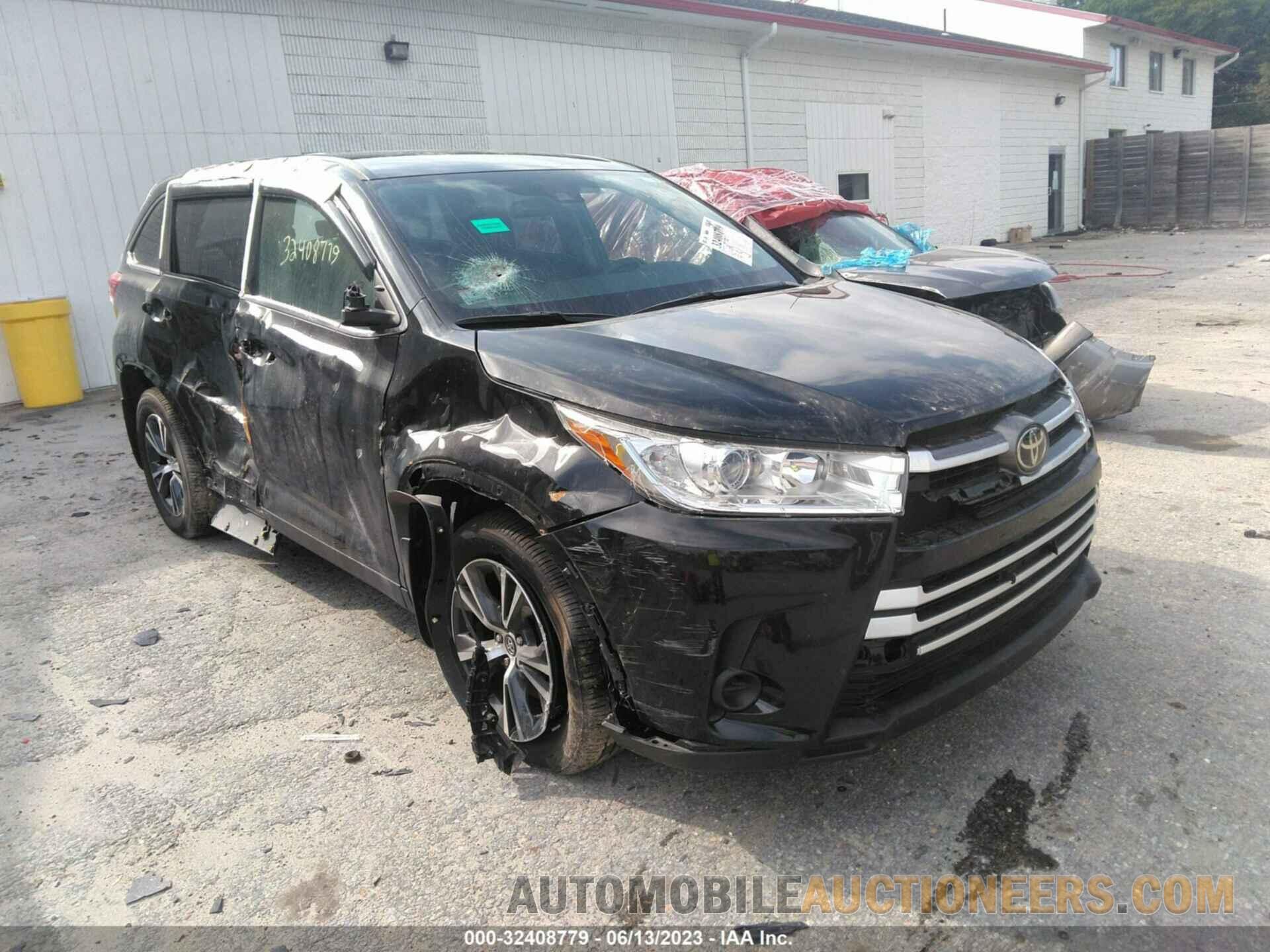 5TDBZRFH4KS718599 TOYOTA HIGHLANDER 2019