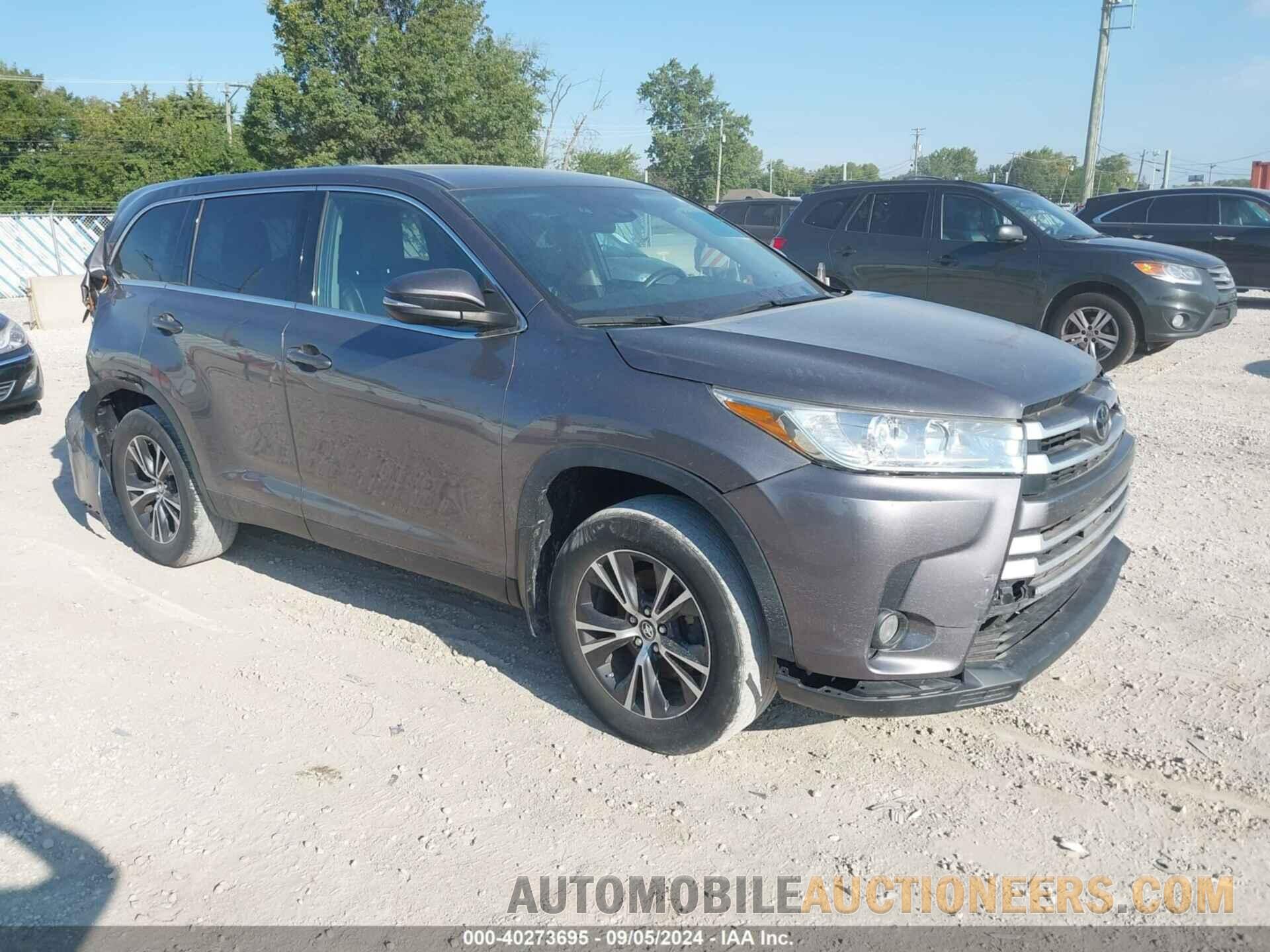 5TDBZRFH4KS732485 TOYOTA HIGHLANDER 2019