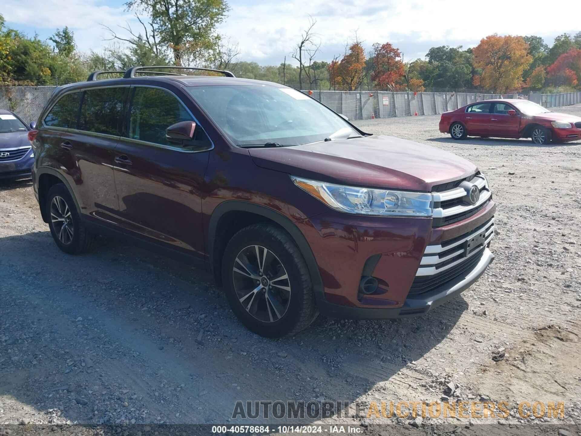 5TDBZRFH4KS936736 TOYOTA HIGHLANDER 2019