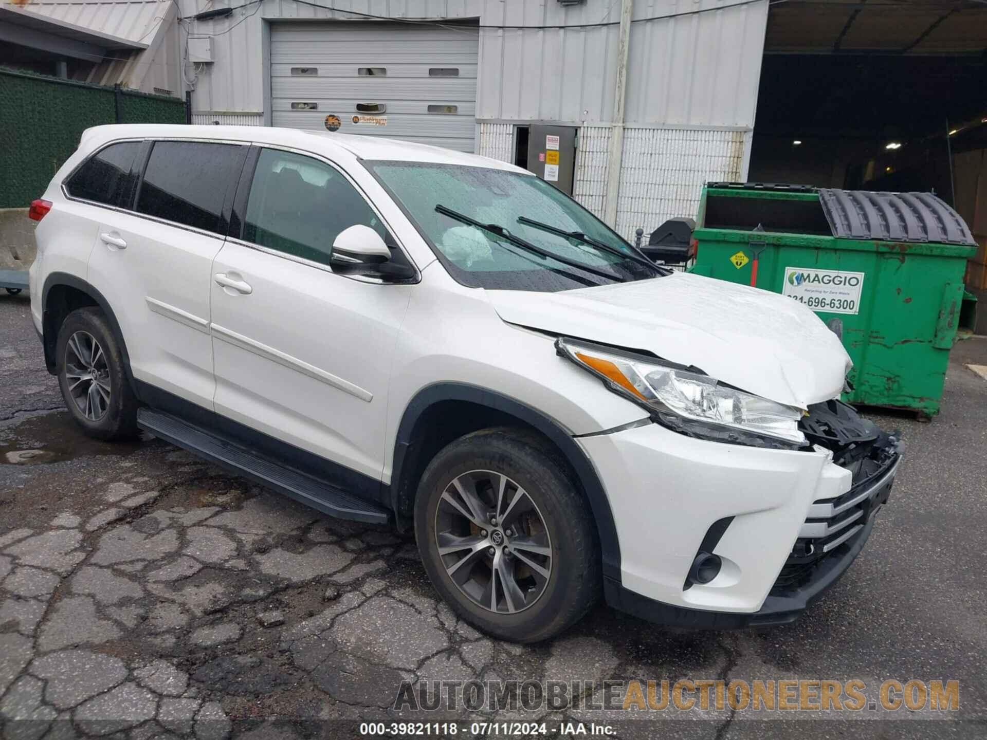 5TDBZRFH4KS952015 TOYOTA HIGHLANDER 2019