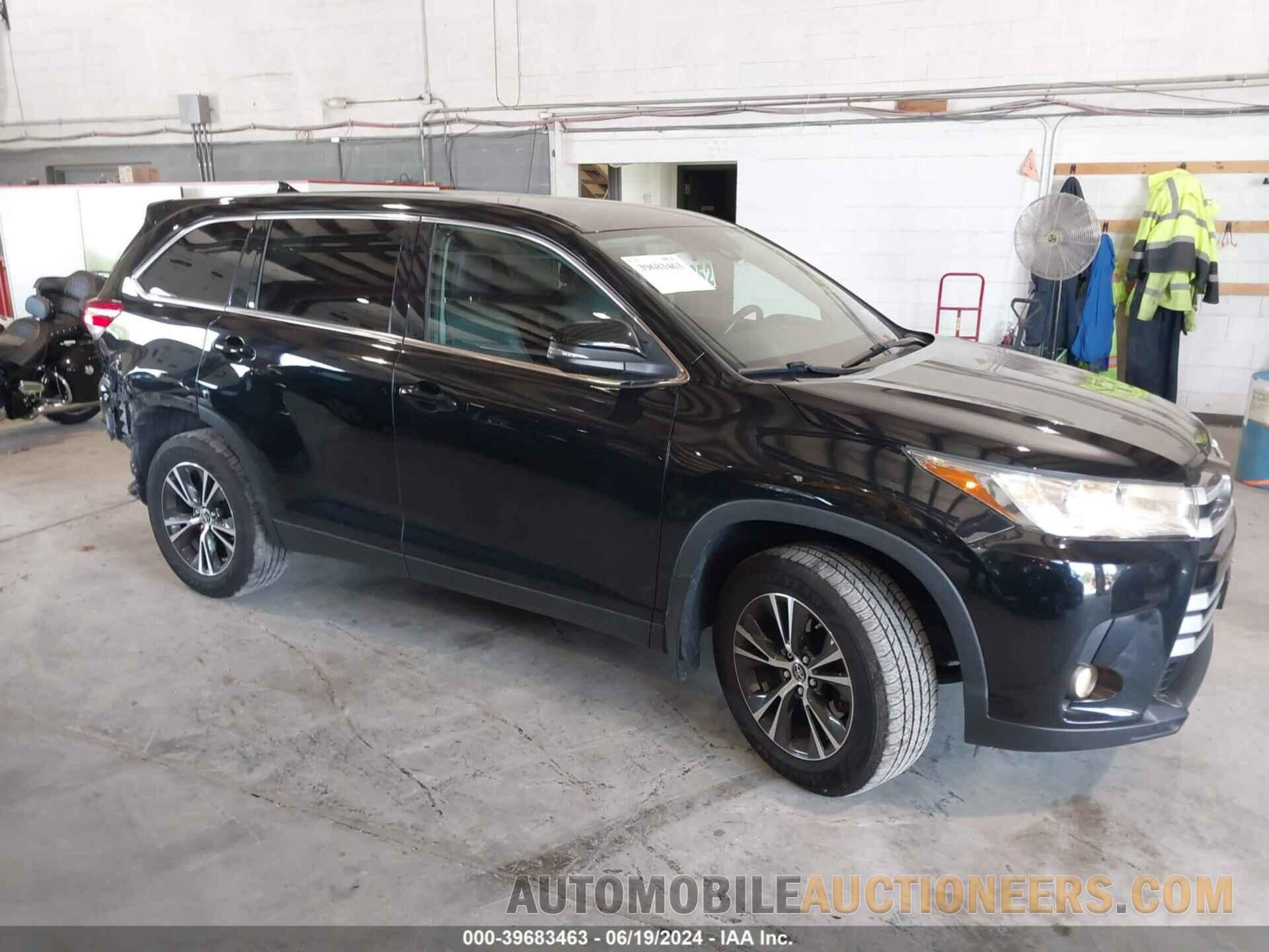 5TDBZRFH4KS968750 TOYOTA HIGHLANDER 2019