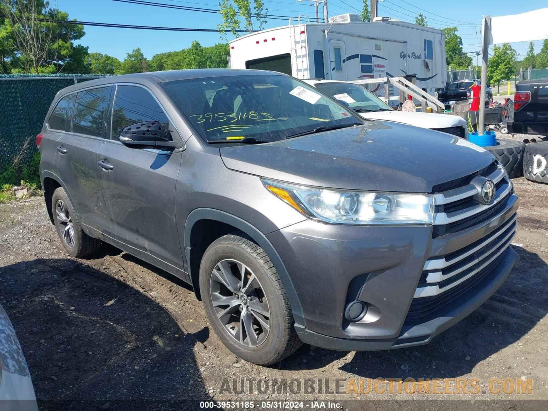 5TDBZRFH5HS361121 TOYOTA HIGHLANDER 2017