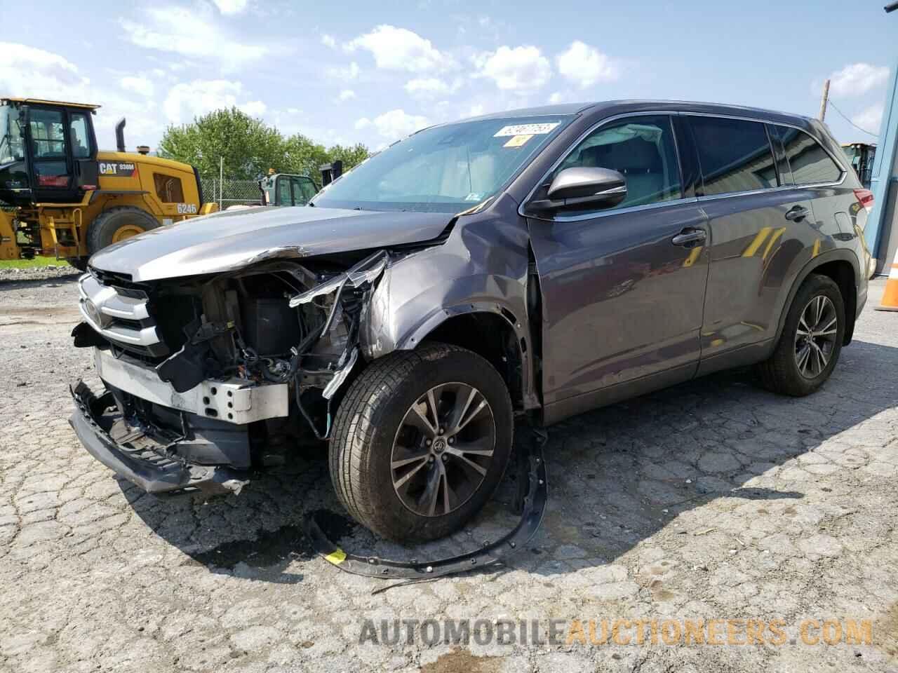 5TDBZRFH5HS393454 TOYOTA HIGHLANDER 2017