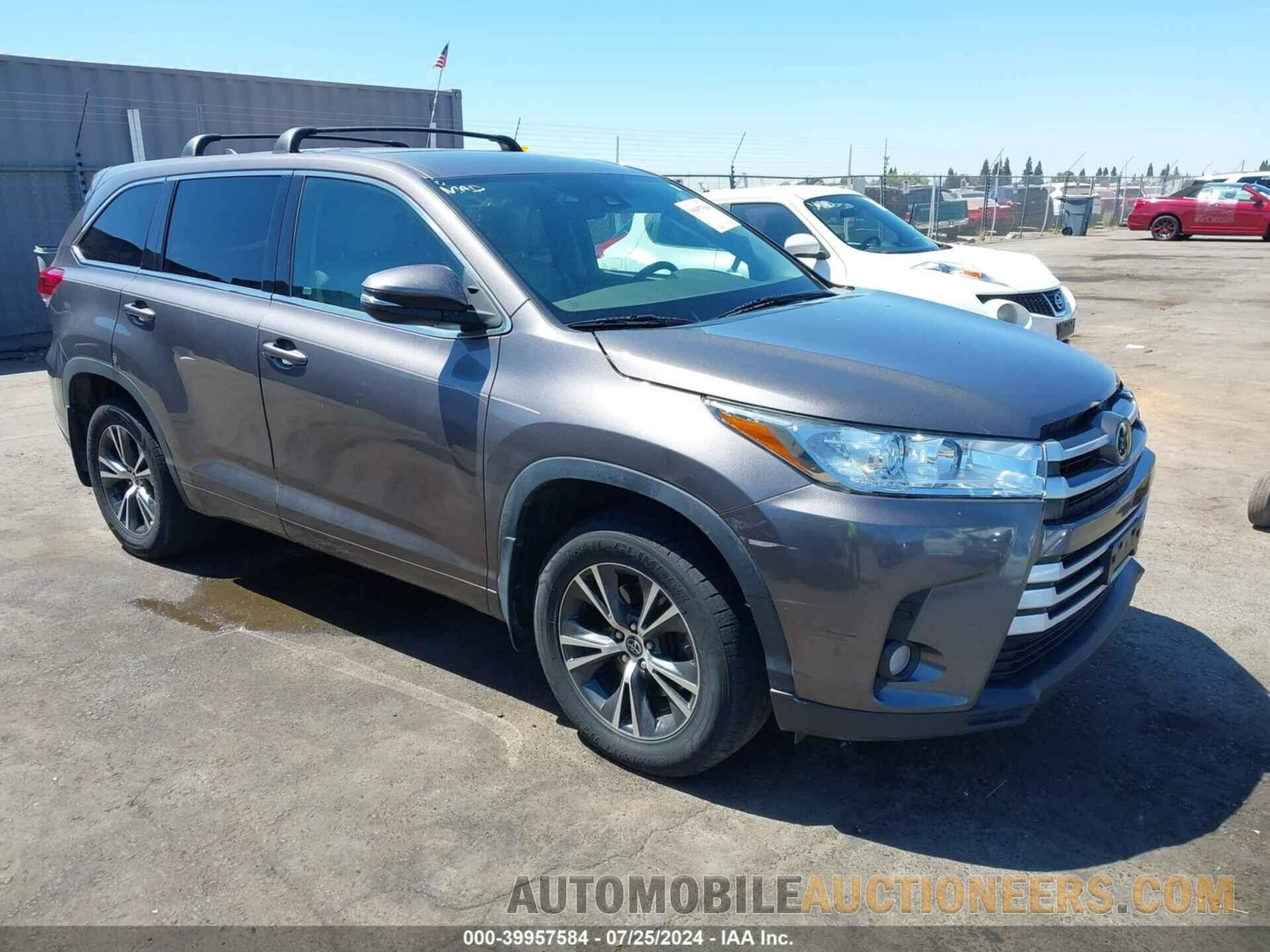 5TDBZRFH5HS421284 TOYOTA HIGHLANDER 2017