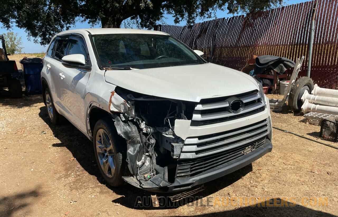 5TDBZRFH5HS438893 TOYOTA HIGHLANDER 2017