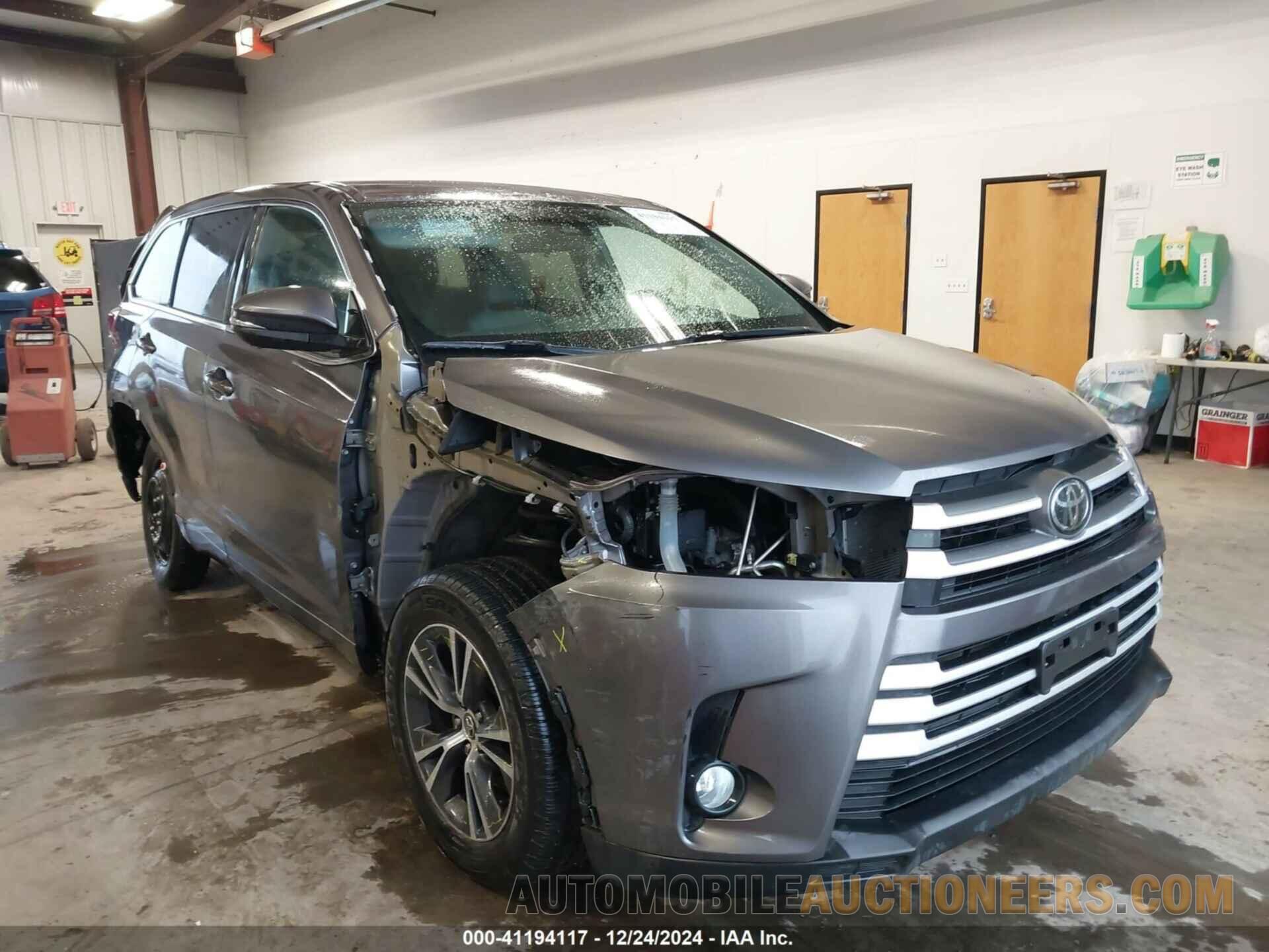 5TDBZRFH5JS836160 TOYOTA HIGHLANDER 2018