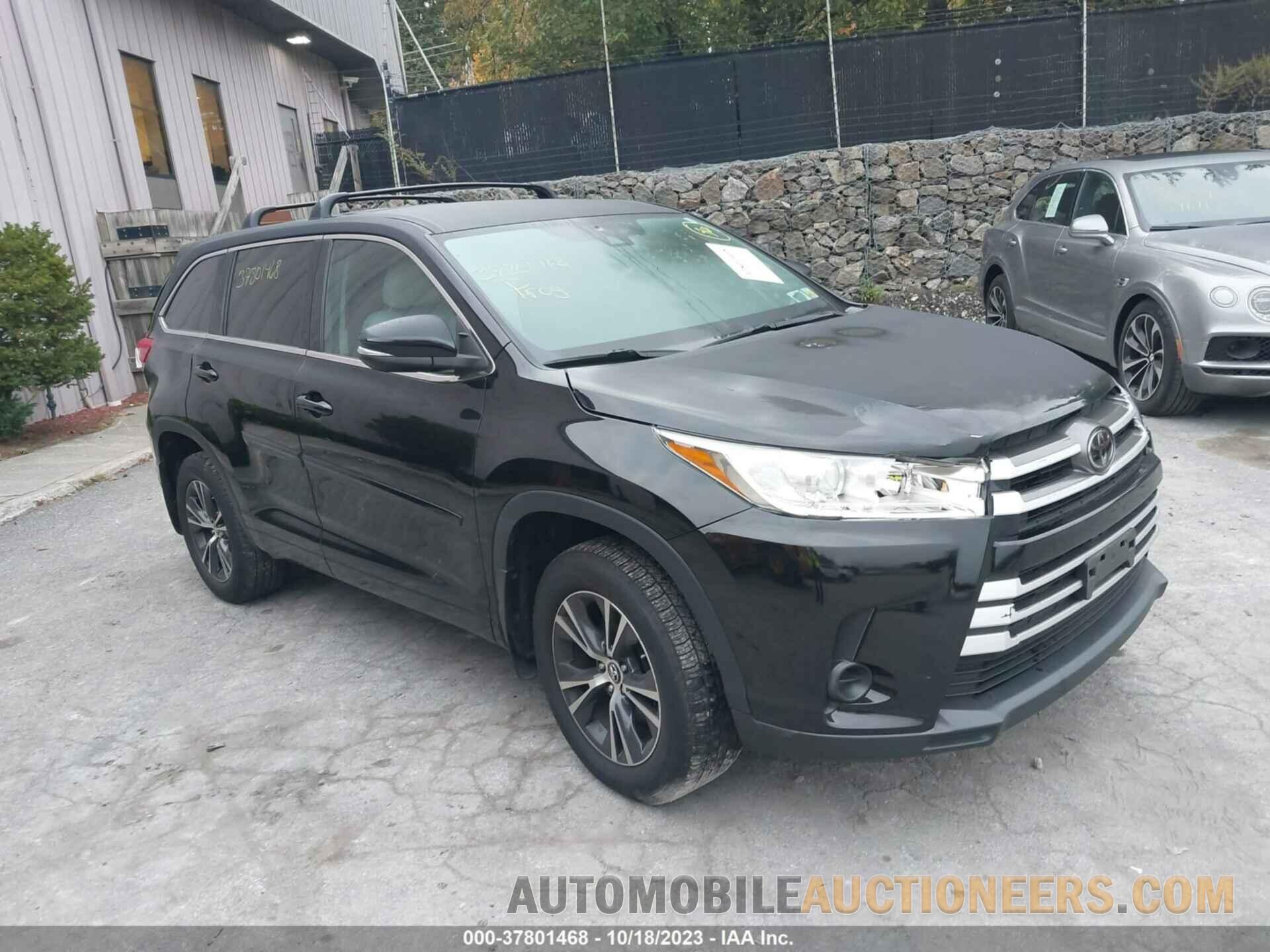 5TDBZRFH5JS884354 TOYOTA HIGHLANDER 2018