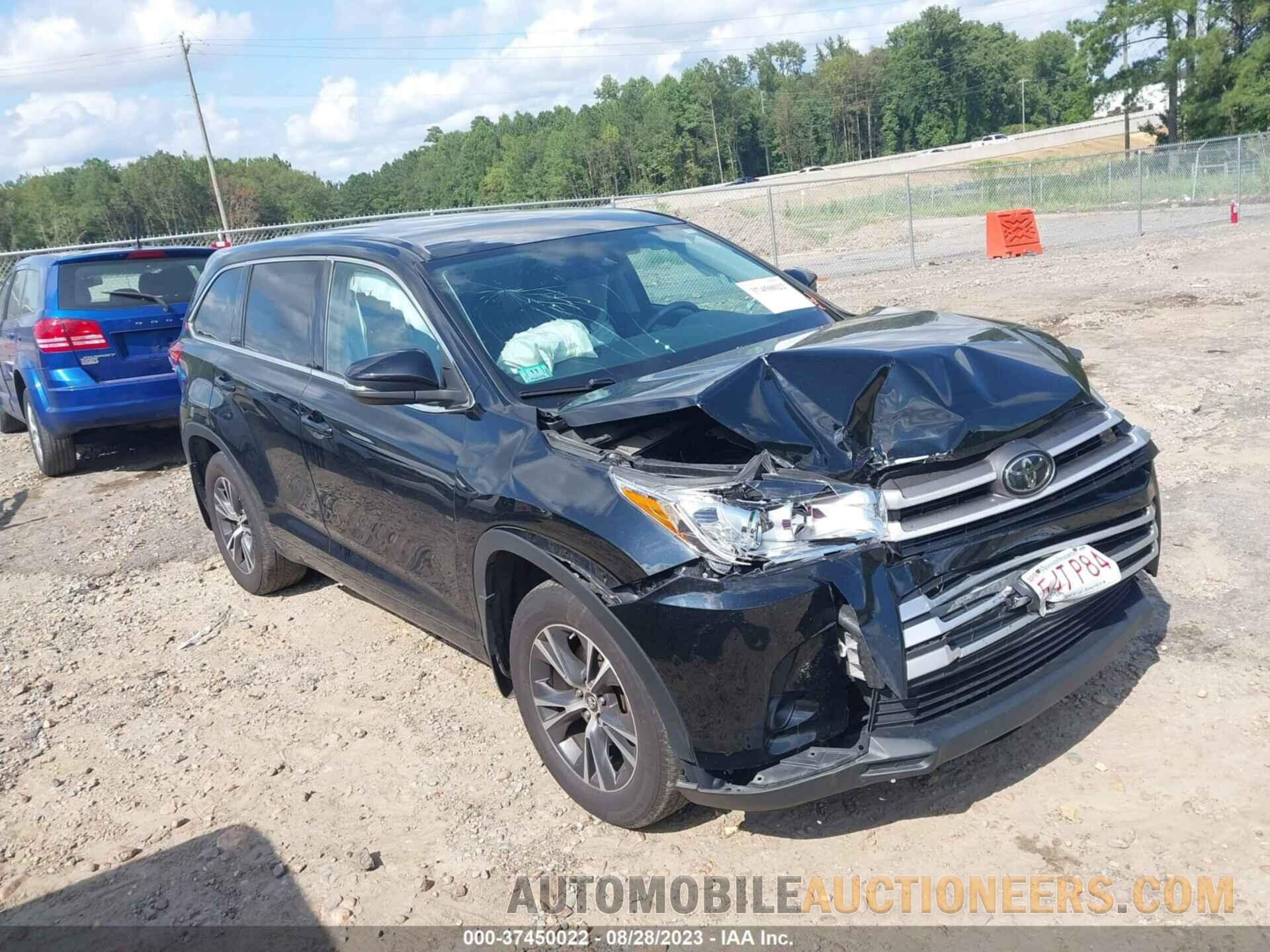 5TDBZRFH5JS884631 TOYOTA HIGHLANDER 2018