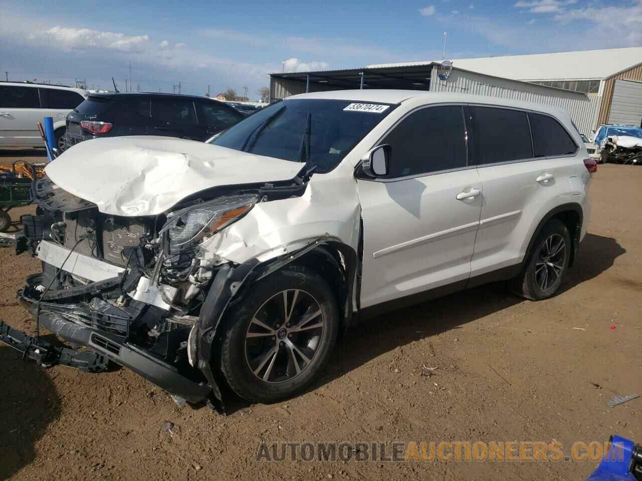 5TDBZRFH5KS737520 TOYOTA HIGHLANDER 2019