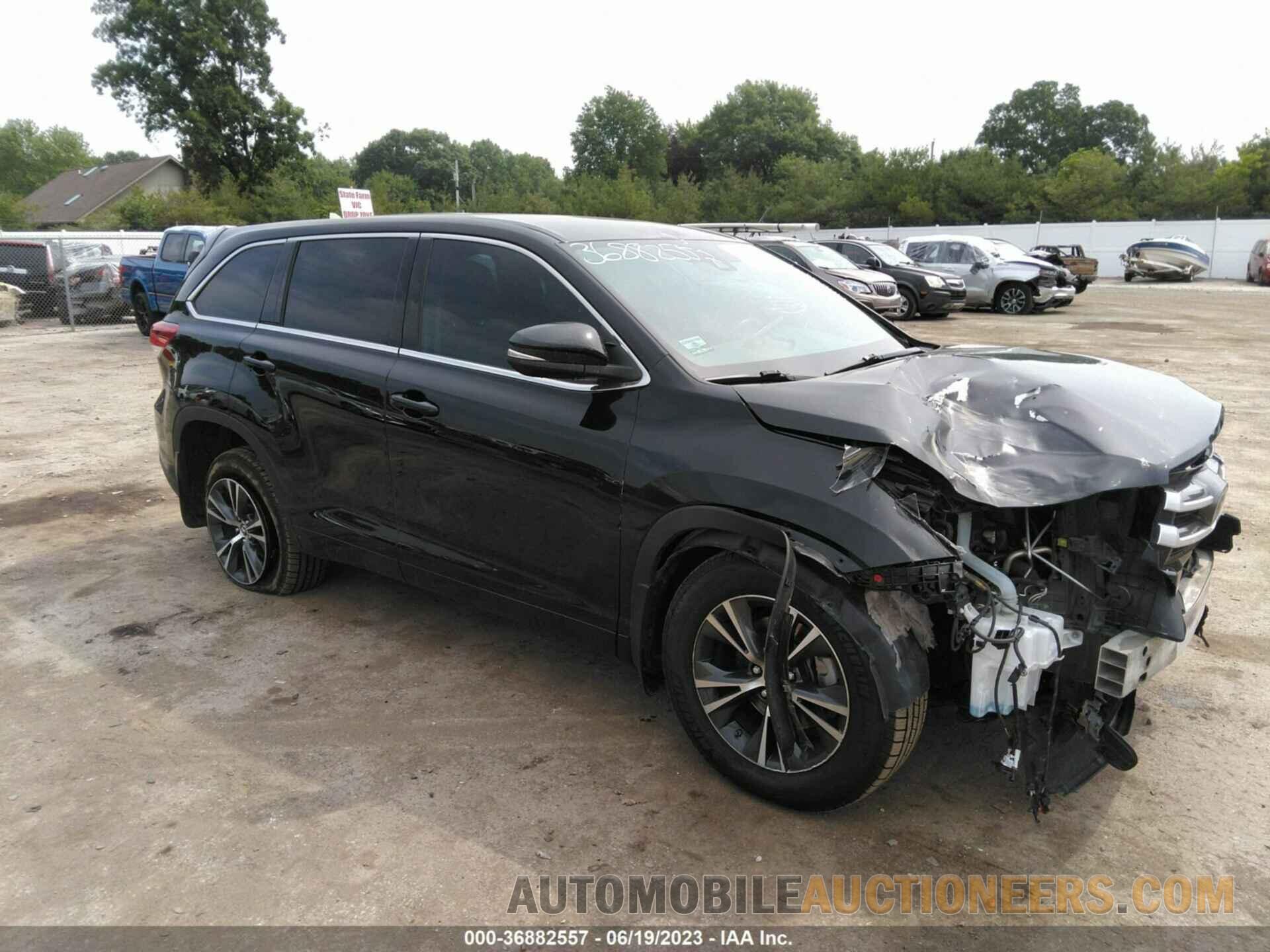 5TDBZRFH6HS360821 TOYOTA HIGHLANDER 2017