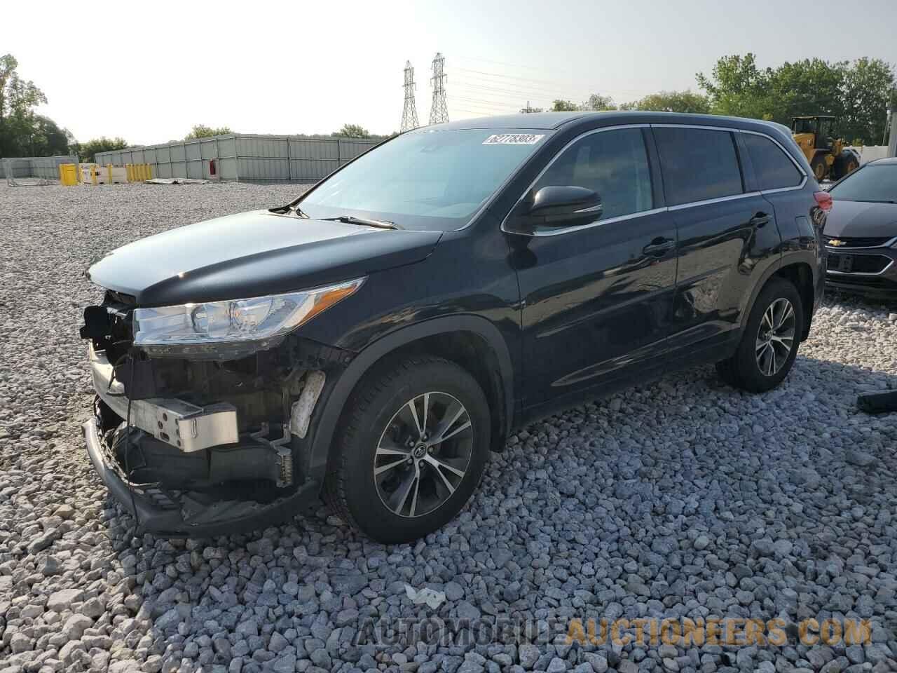 5TDBZRFH6HS375626 TOYOTA HIGHLANDER 2017