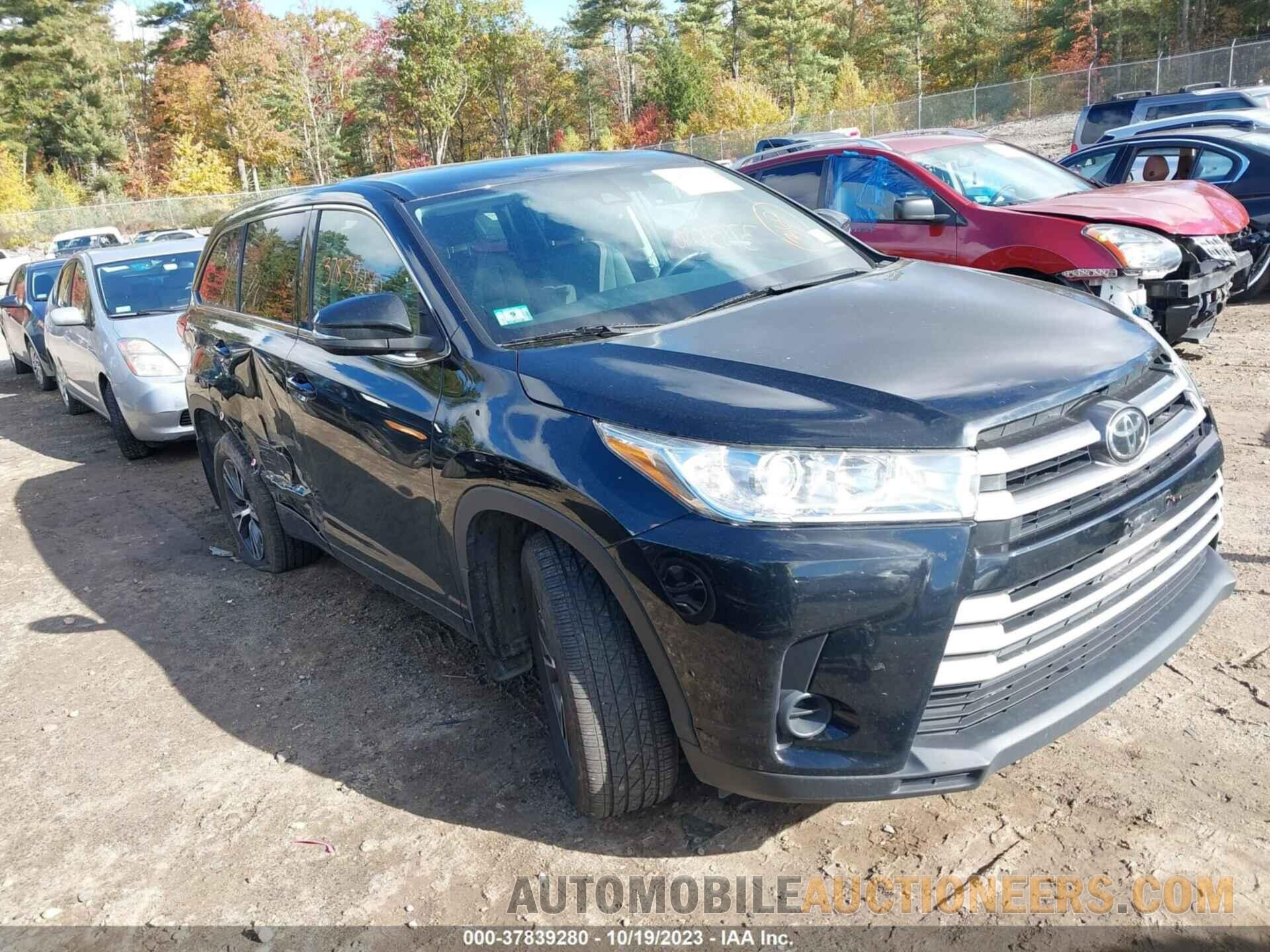 5TDBZRFH6HS395147 TOYOTA HIGHLANDER 2017