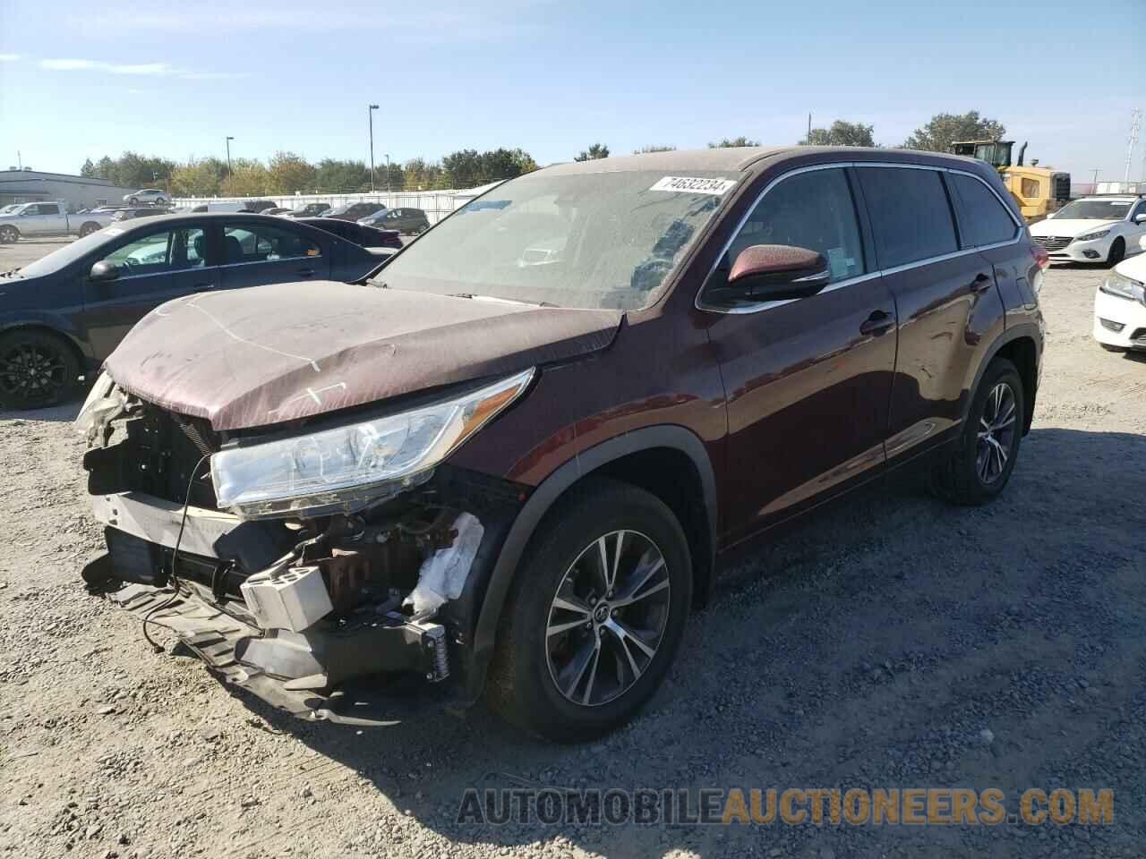 5TDBZRFH6HS397142 TOYOTA HIGHLANDER 2017