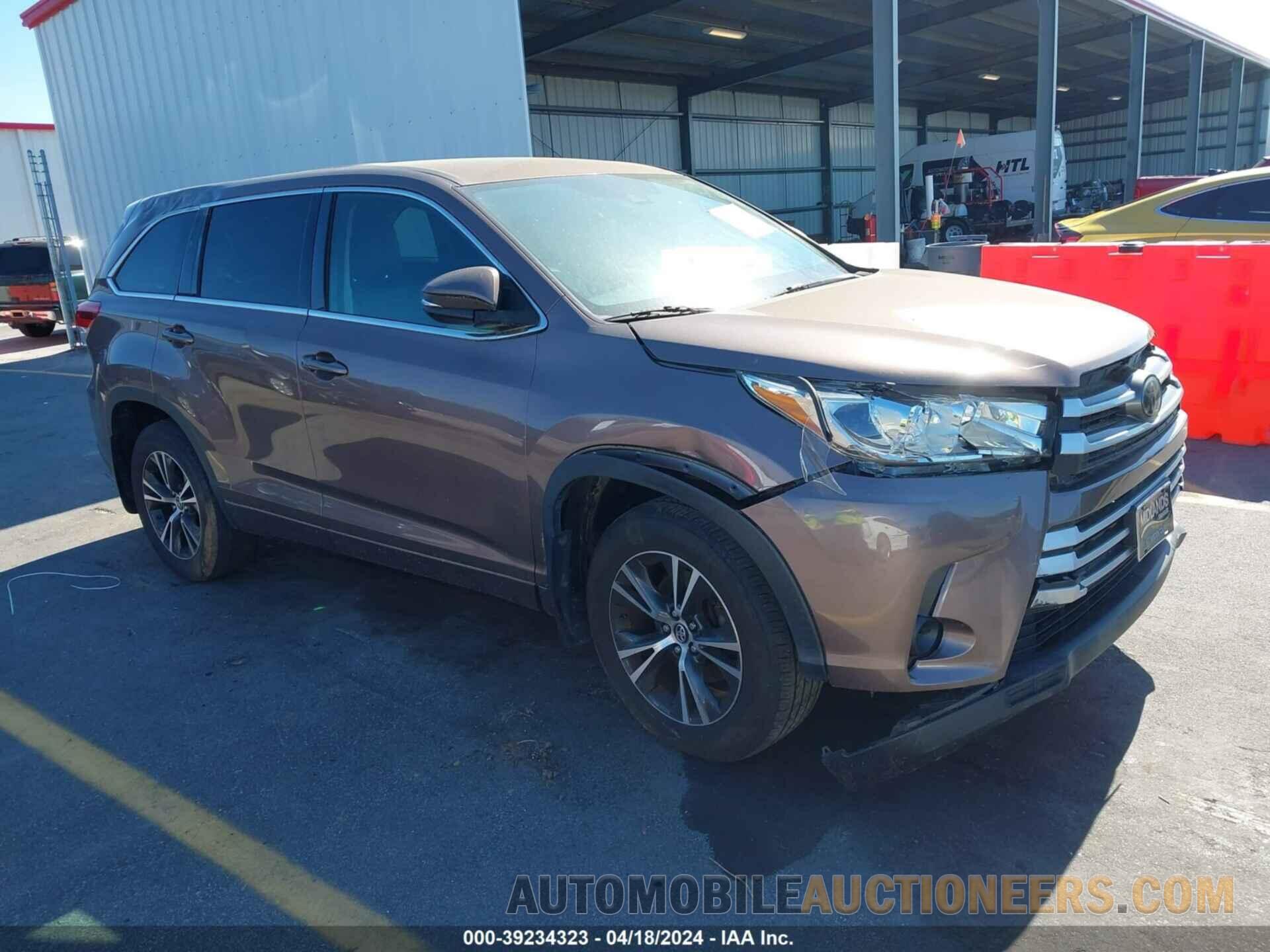 5TDBZRFH6HS408317 TOYOTA HIGHLANDER 2017