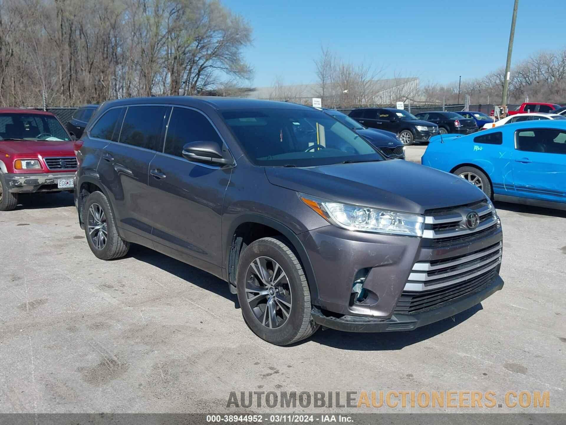 5TDBZRFH6HS440443 TOYOTA HIGHLANDER 2017