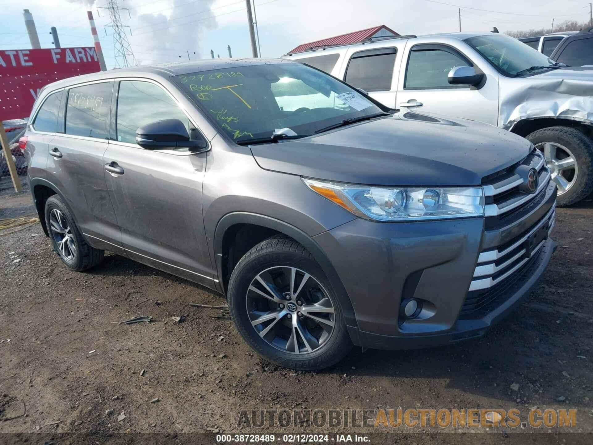 5TDBZRFH6HS447487 TOYOTA HIGHLANDER 2017