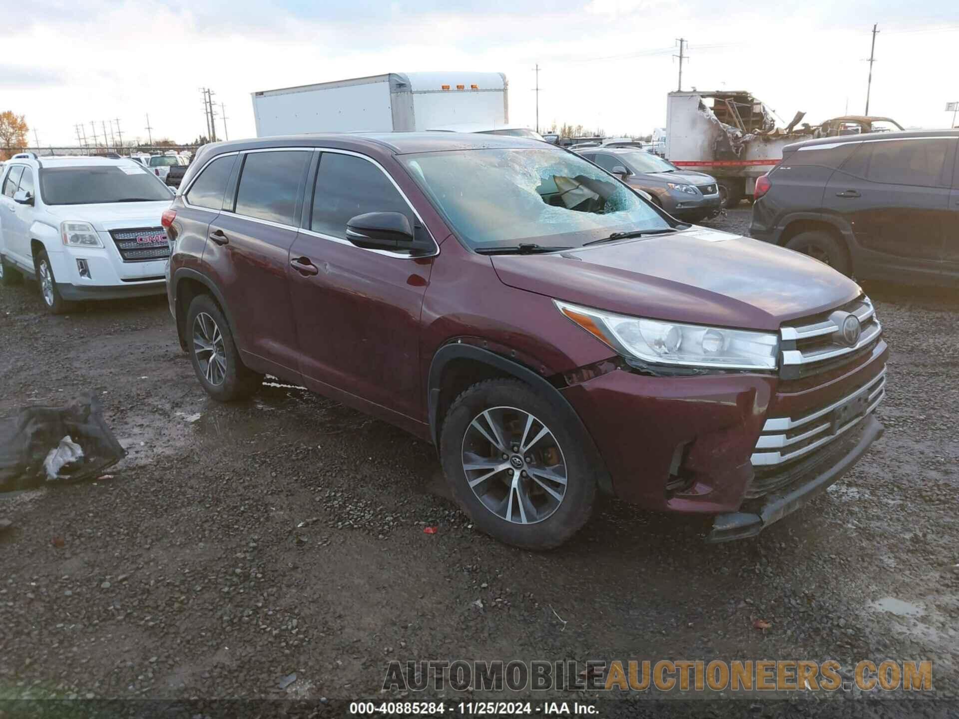 5TDBZRFH6HS459168 TOYOTA HIGHLANDER 2017