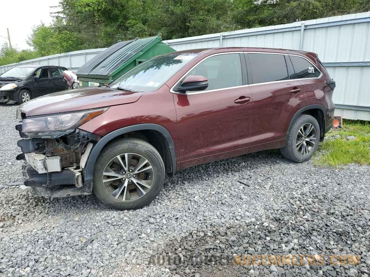 5TDBZRFH6JS885903 TOYOTA HIGHLANDER 2018