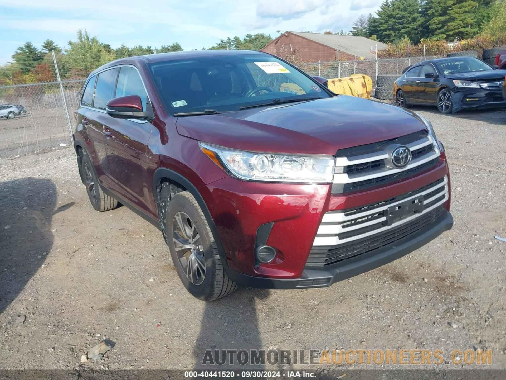 5TDBZRFH6KS923776 TOYOTA HIGHLANDER 2019