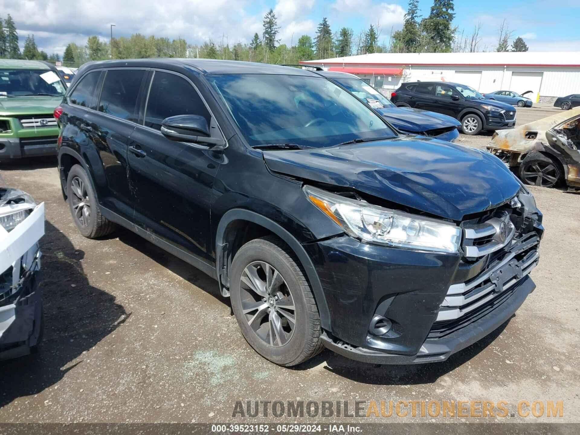 5TDBZRFH6KS954722 TOYOTA HIGHLANDER 2019