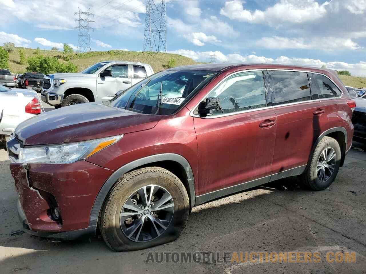 5TDBZRFH6KS979720 TOYOTA HIGHLANDER 2019