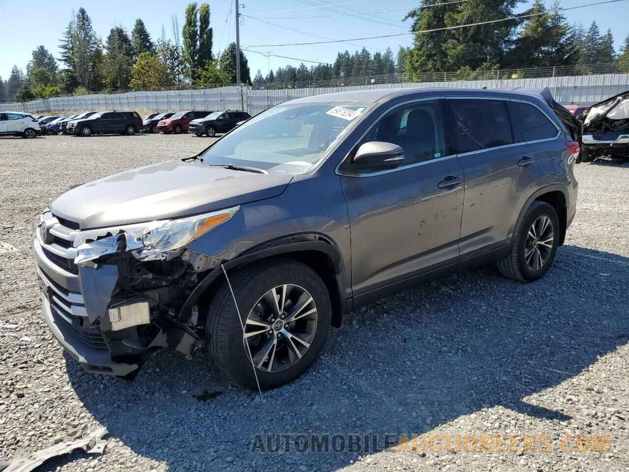 5TDBZRFH7HS374422 TOYOTA HIGHLANDER 2017