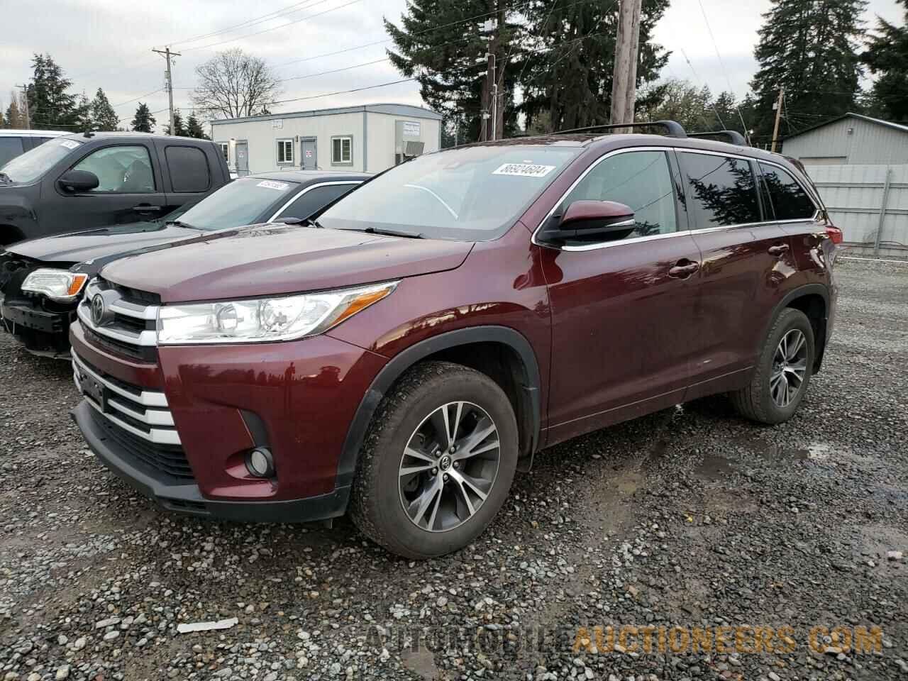 5TDBZRFH7HS382911 TOYOTA HIGHLANDER 2017