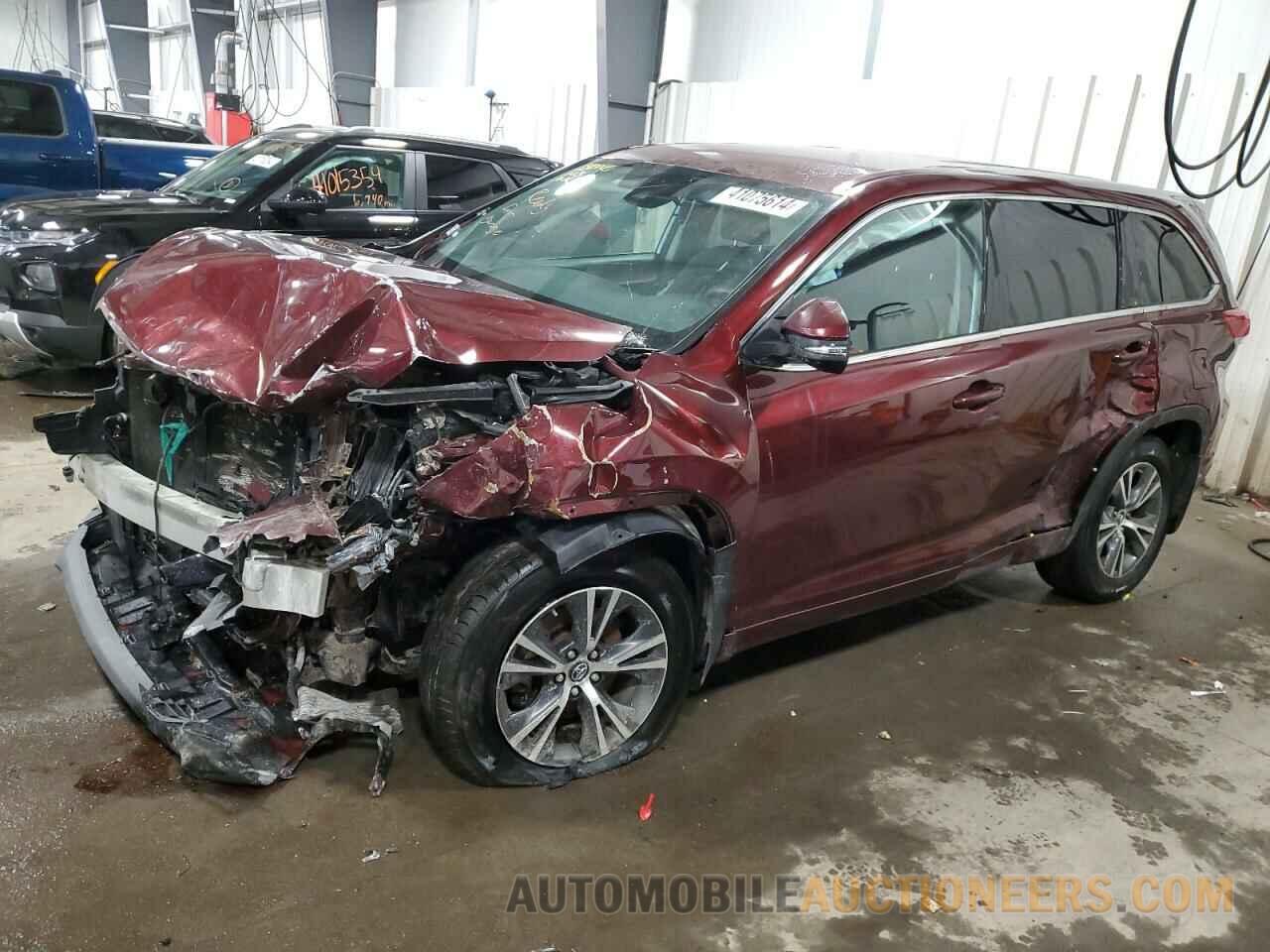 5TDBZRFH7HS419441 TOYOTA HIGHLANDER 2017