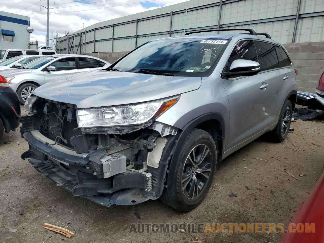 5TDBZRFH7HS422114 TOYOTA HIGHLANDER 2017