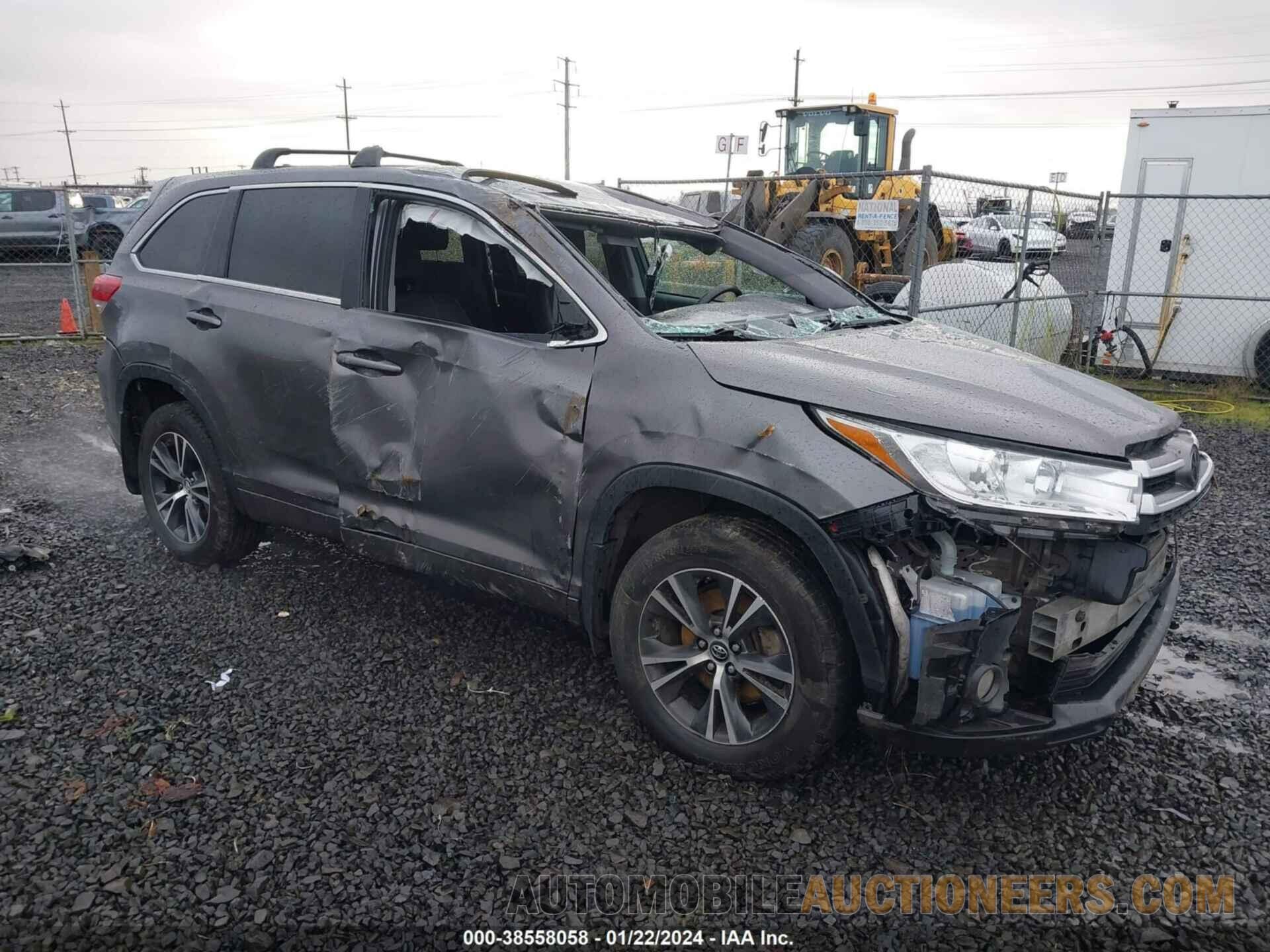 5TDBZRFH7HS423795 TOYOTA HIGHLANDER 2017