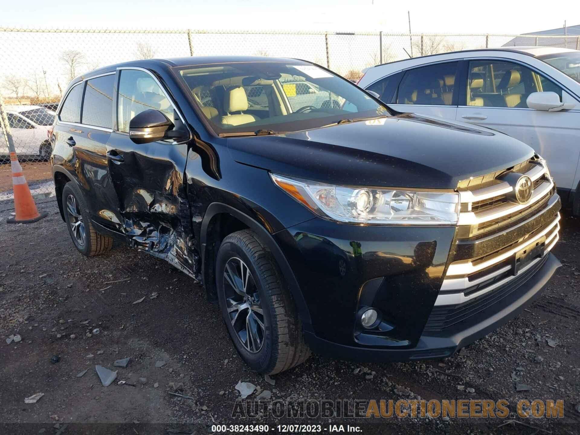 5TDBZRFH7HS453802 TOYOTA HIGHLANDER 2017