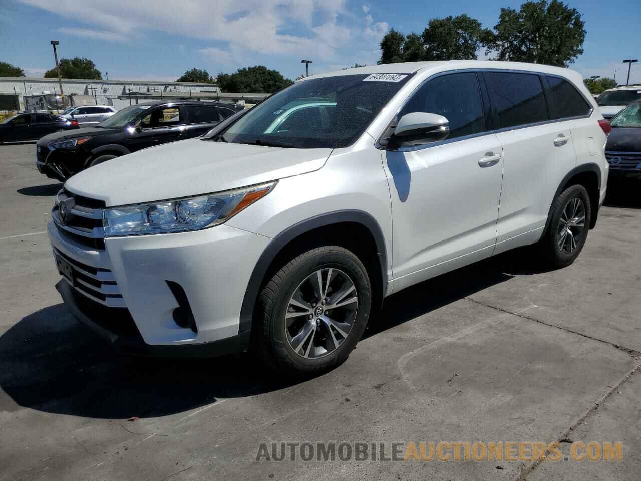 5TDBZRFH7HS483012 TOYOTA HIGHLANDER 2017