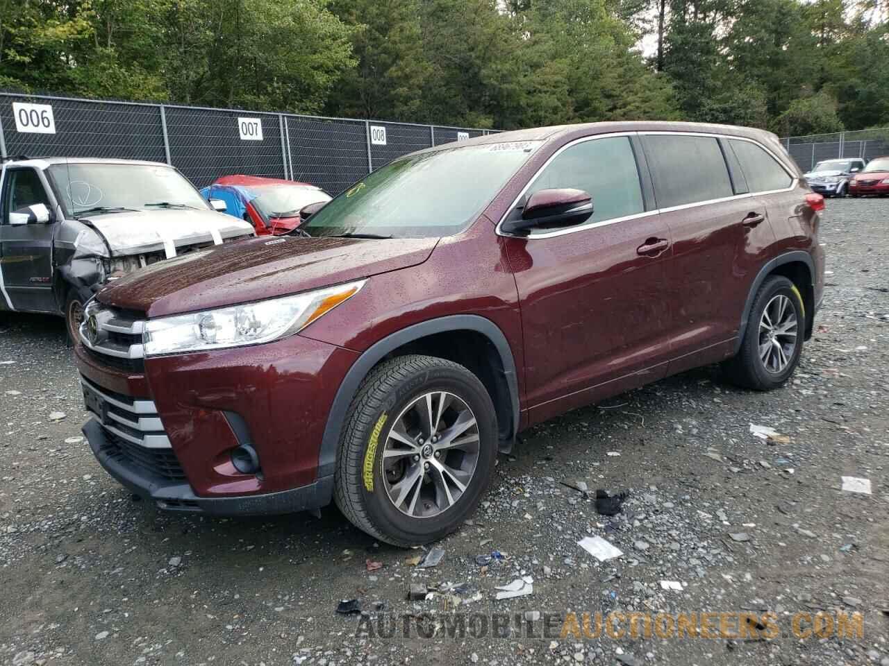 5TDBZRFH7JS845944 TOYOTA HIGHLANDER 2018