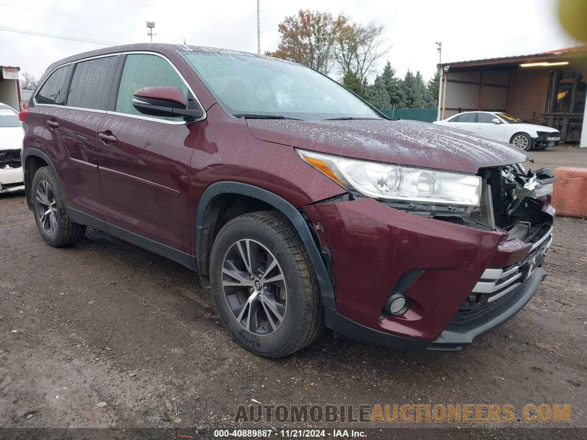 5TDBZRFH7KS724686 TOYOTA HIGHLANDER 2019