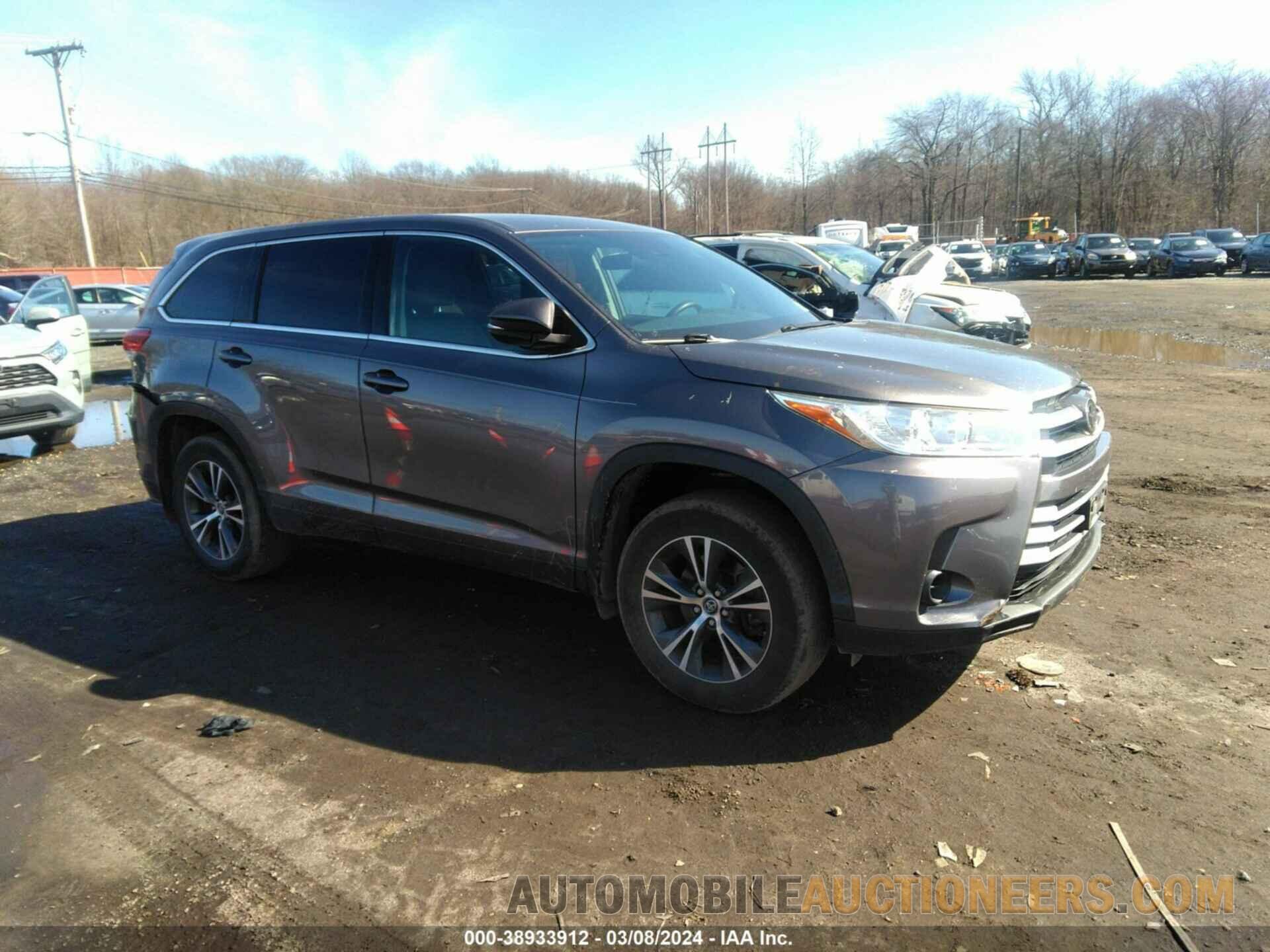 5TDBZRFH7KS730875 TOYOTA HIGHLANDER 2019