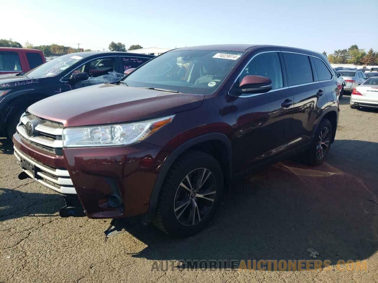 5TDBZRFH7KS916979 TOYOTA HIGHLANDER 2019