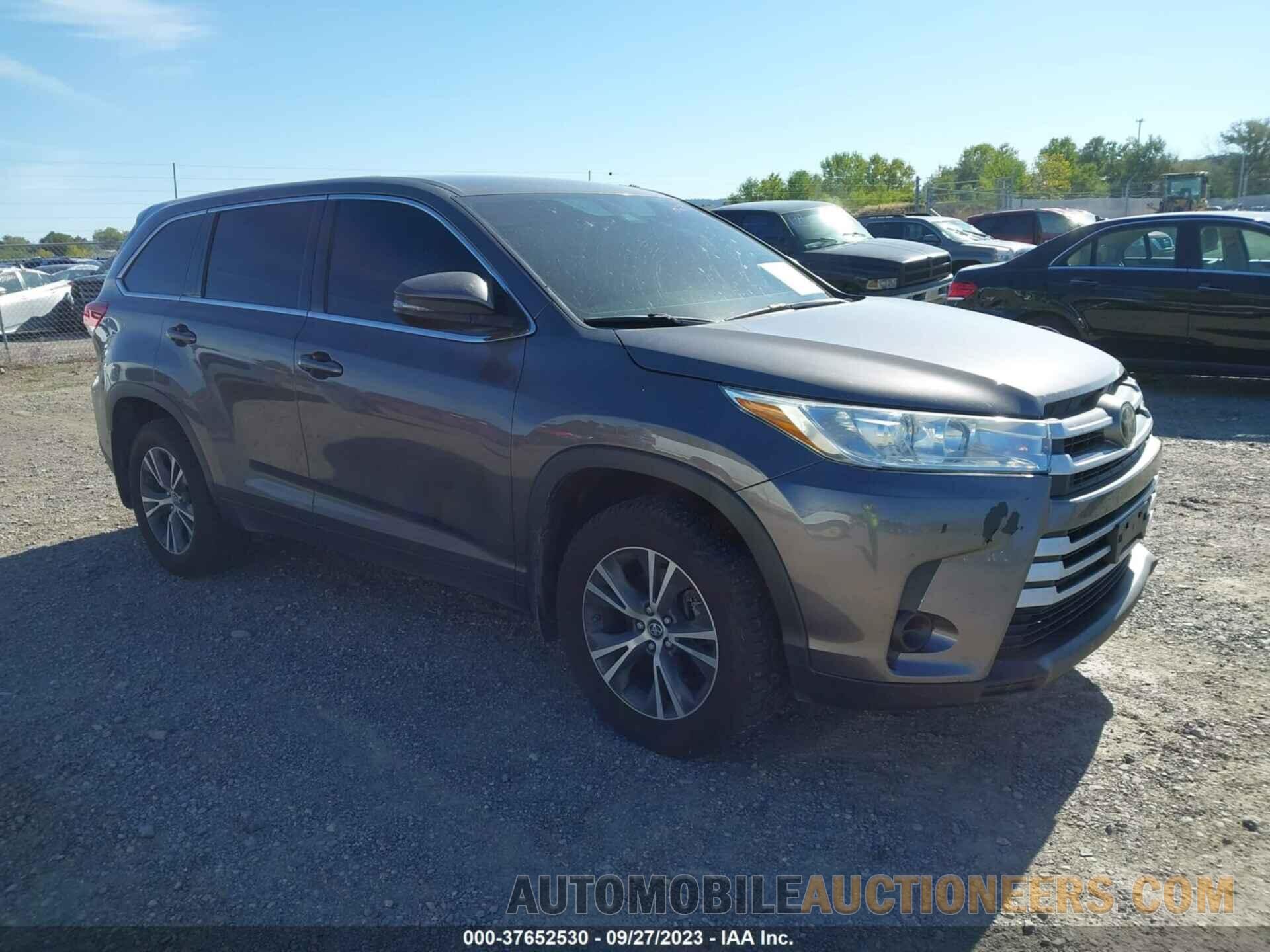 5TDBZRFH7KS930901 TOYOTA HIGHLANDER 2019