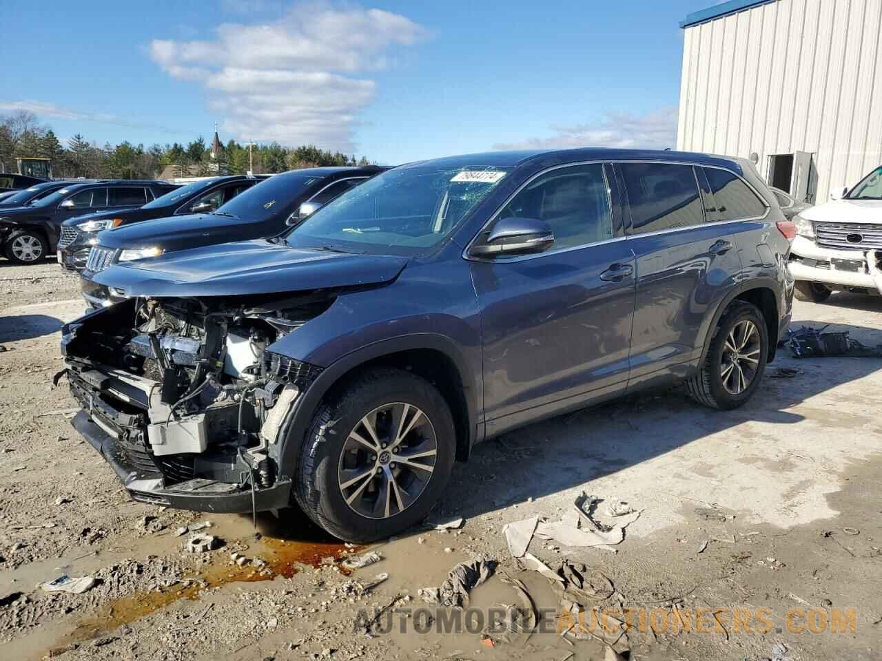 5TDBZRFH8HS368323 TOYOTA HIGHLANDER 2017