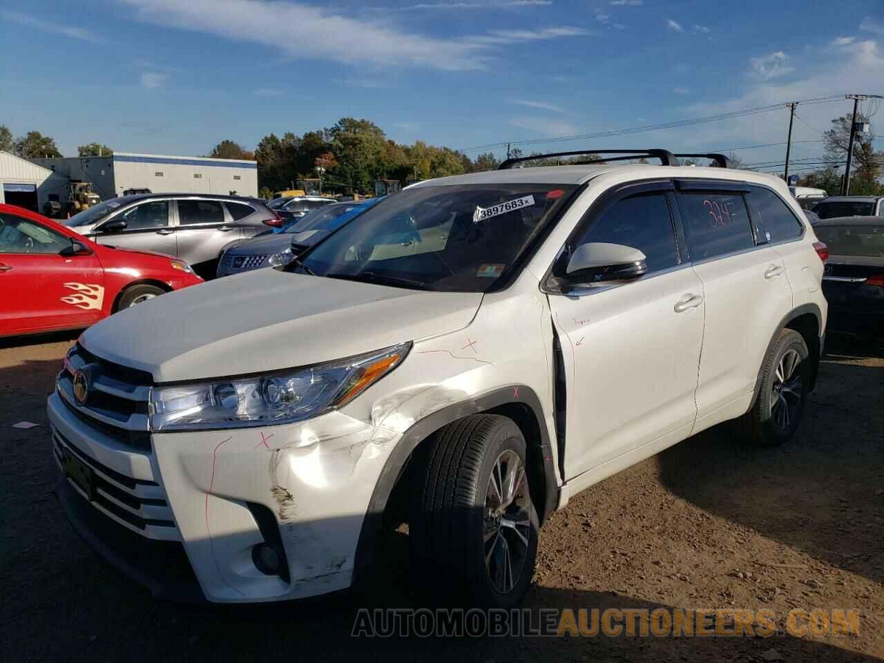 5TDBZRFH8HS376342 TOYOTA HIGHLANDER 2017