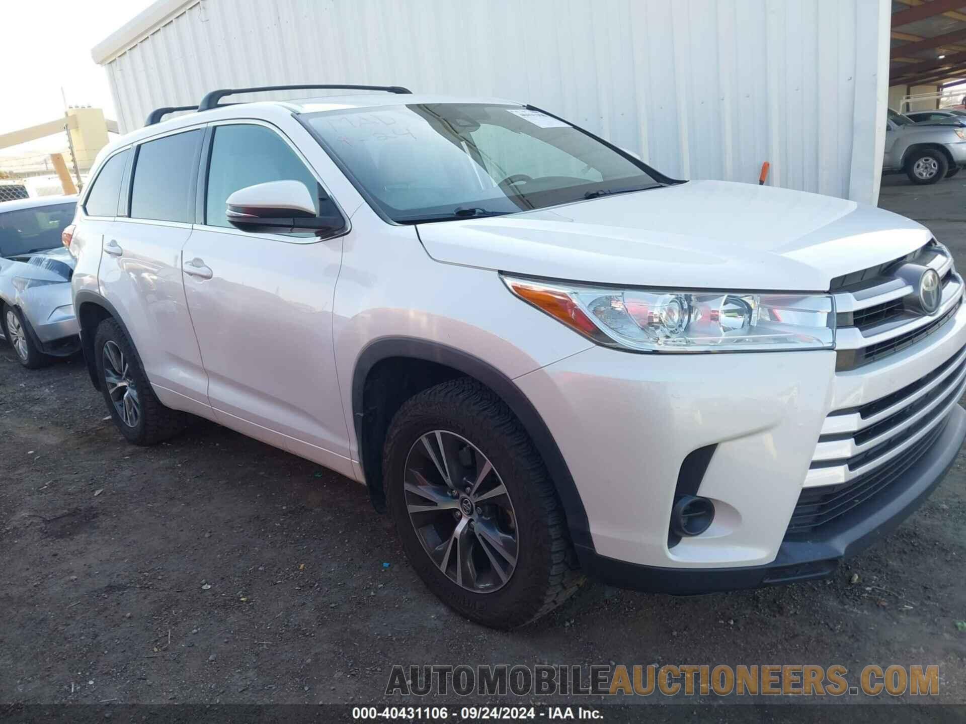 5TDBZRFH8HS386496 TOYOTA HIGHLANDER 2017