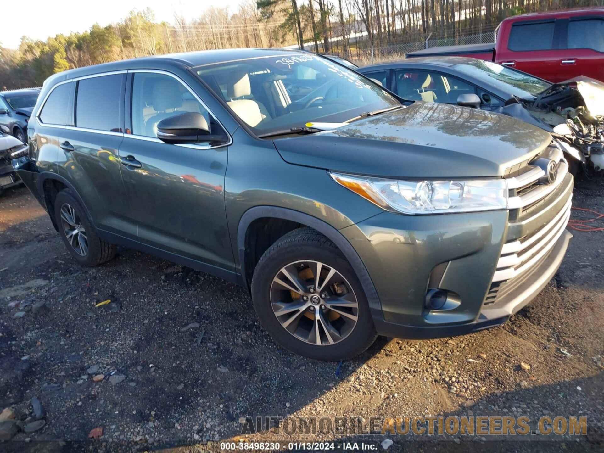 5TDBZRFH8KS724180 TOYOTA HIGHLANDER 2019