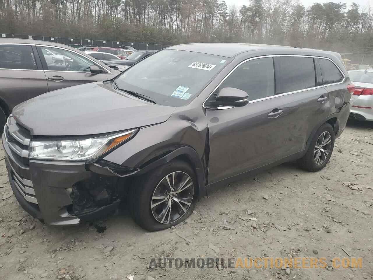 5TDBZRFH8KS997510 TOYOTA HIGHLANDER 2019