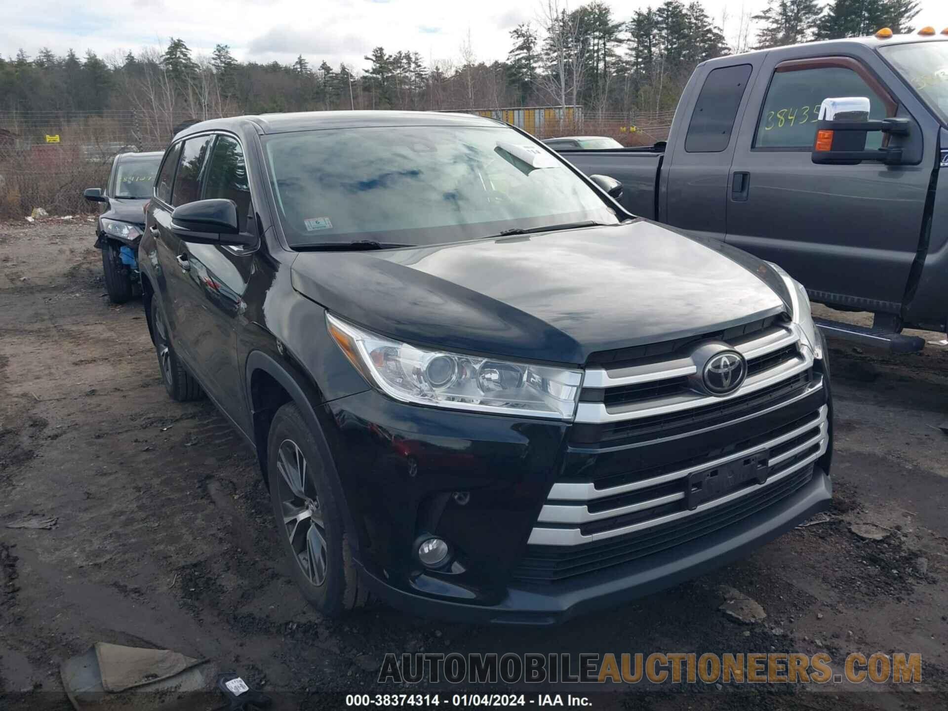 5TDBZRFH9HS405783 TOYOTA HIGHLANDER 2017