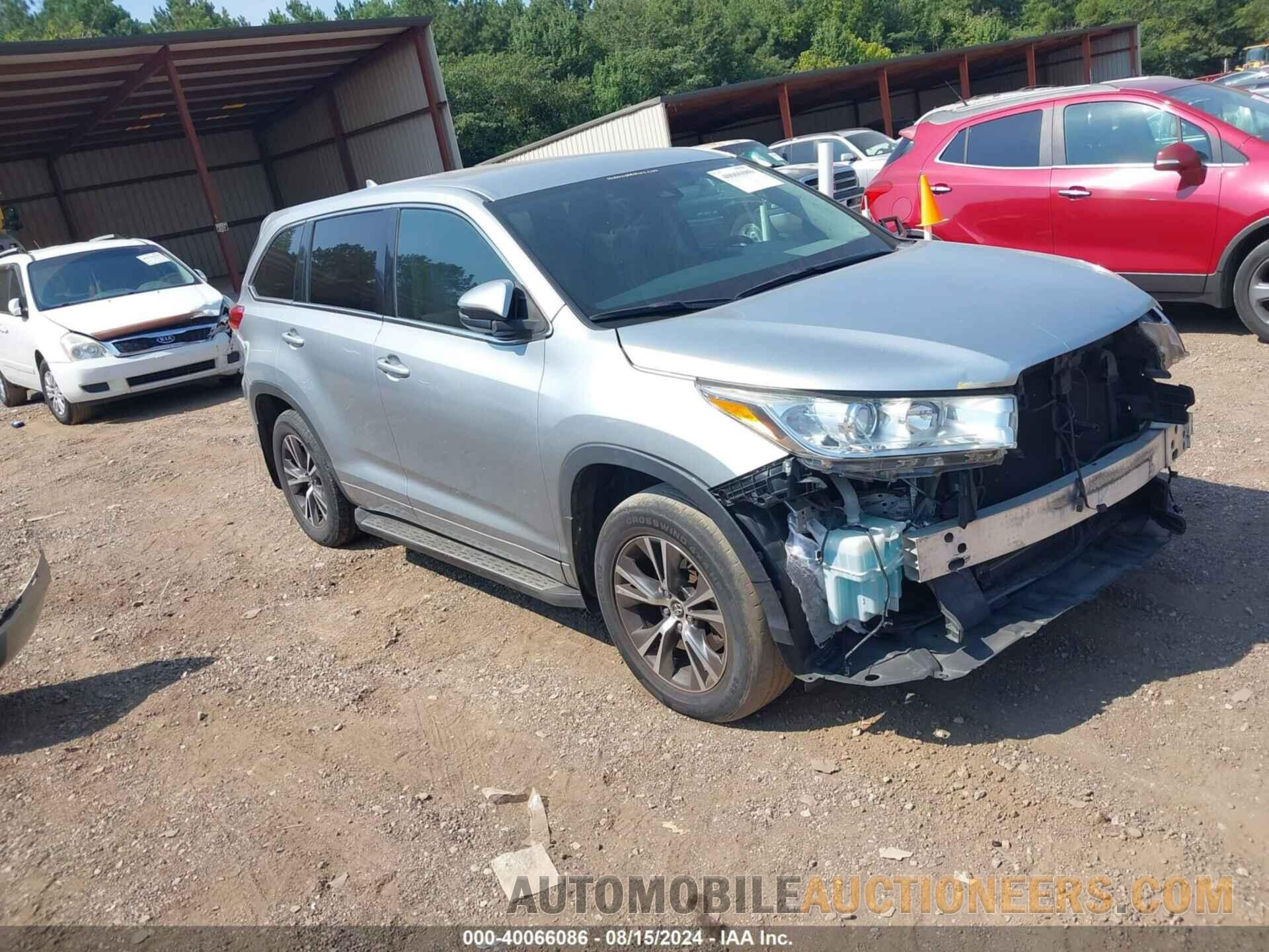 5TDBZRFH9HS475994 TOYOTA HIGHLANDER 2017