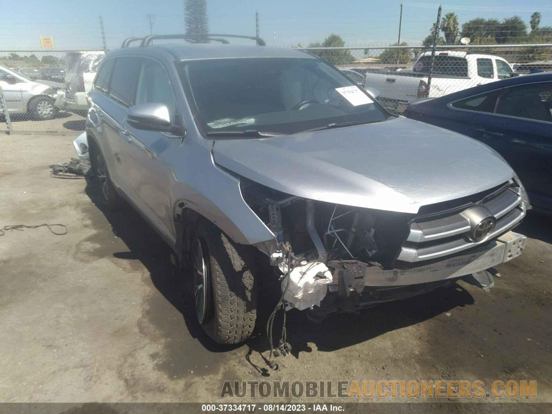 5TDBZRFH9KS700941 TOYOTA HIGHLANDER 2019