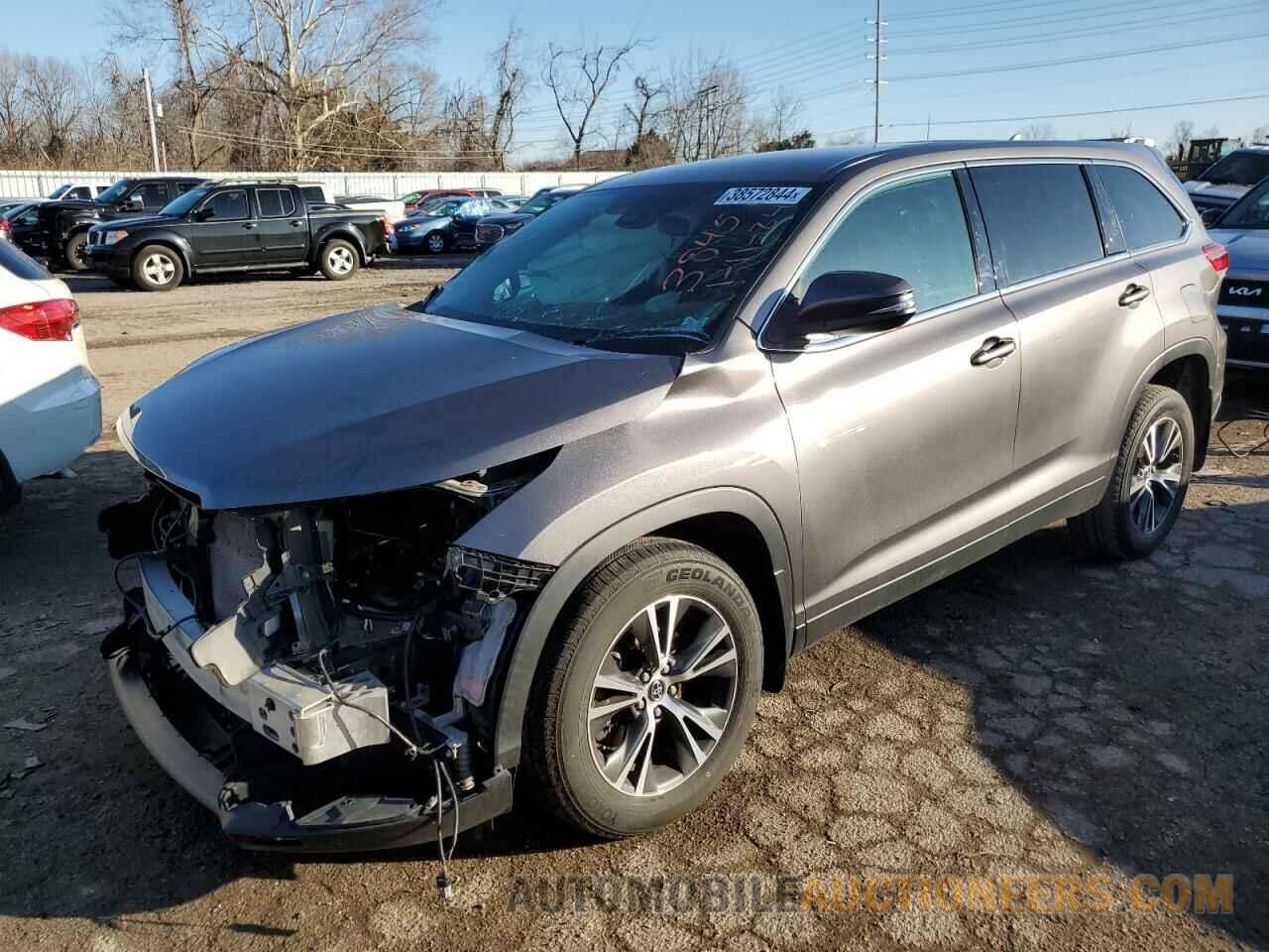 5TDBZRFH9KS724916 TOYOTA HIGHLANDER 2019