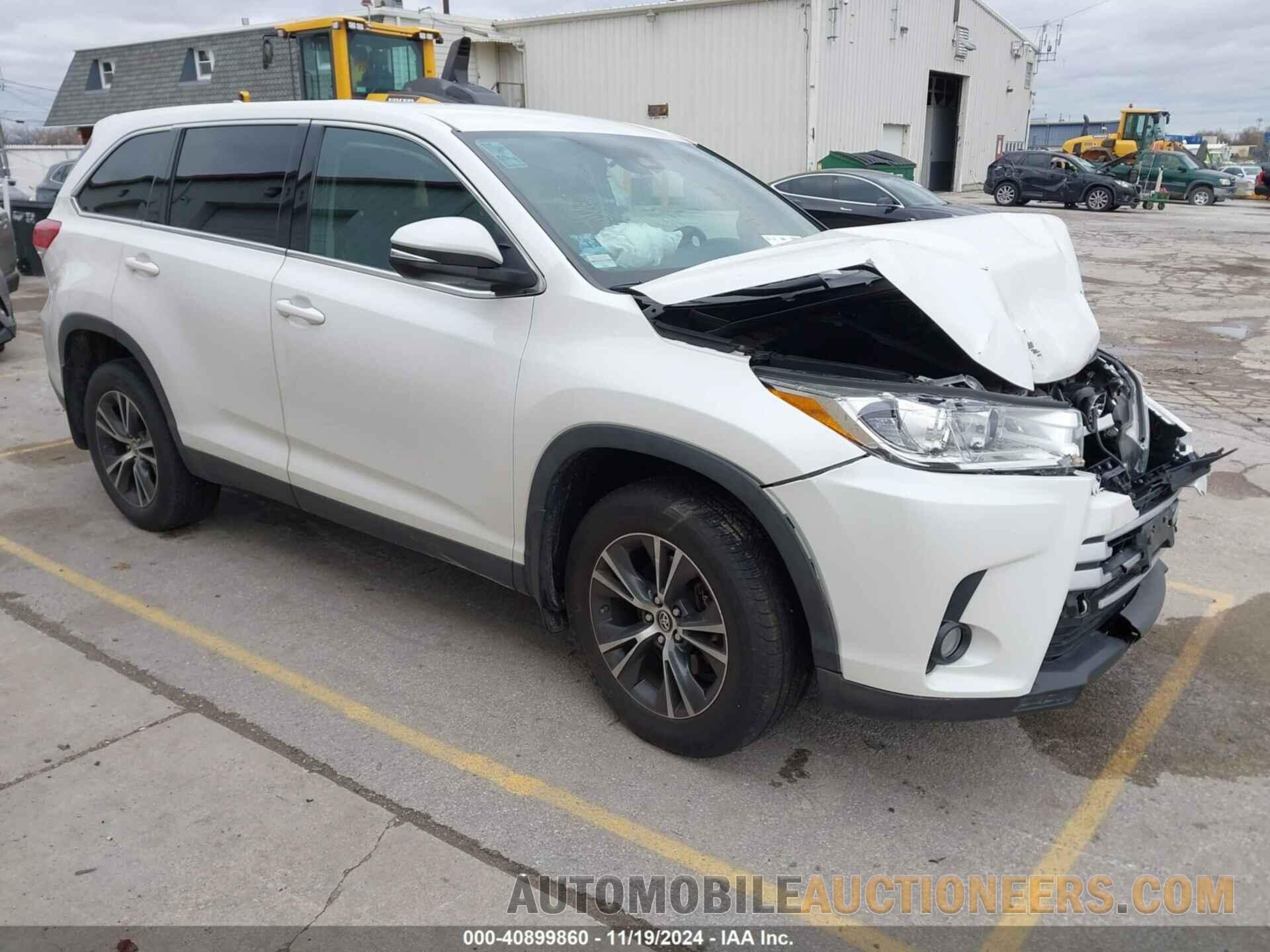 5TDBZRFH9KS932424 TOYOTA HIGHLANDER 2019