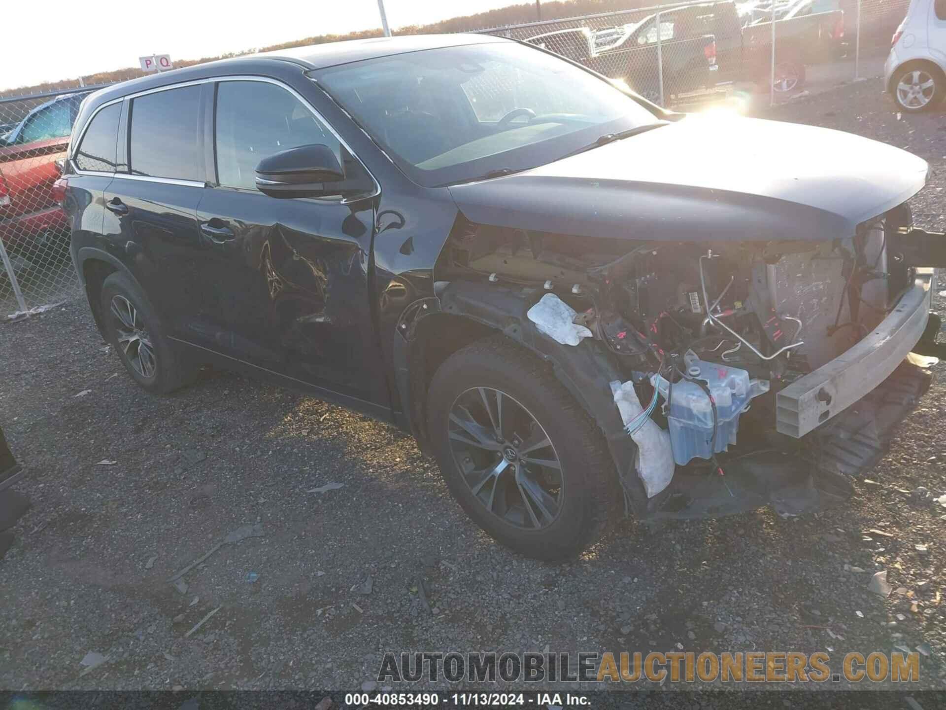 5TDBZRFH9KS958859 TOYOTA HIGHLANDER 2019